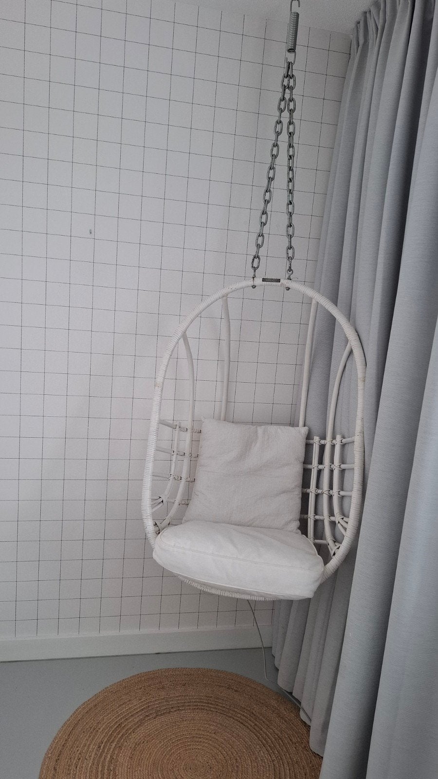 Sissy Boy Hangstoel voor binnen en buiten, Huis en Inrichting, Stoelen, Ophalen, Riet of Rotan, Zo goed als nieuw, Eén