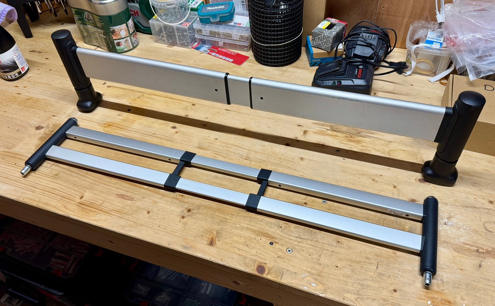 2x [Audi] Kofferbak Fixeerset / Telescopische Bagage Stangen, Ophalen of Verzenden, Nieuw, Audi