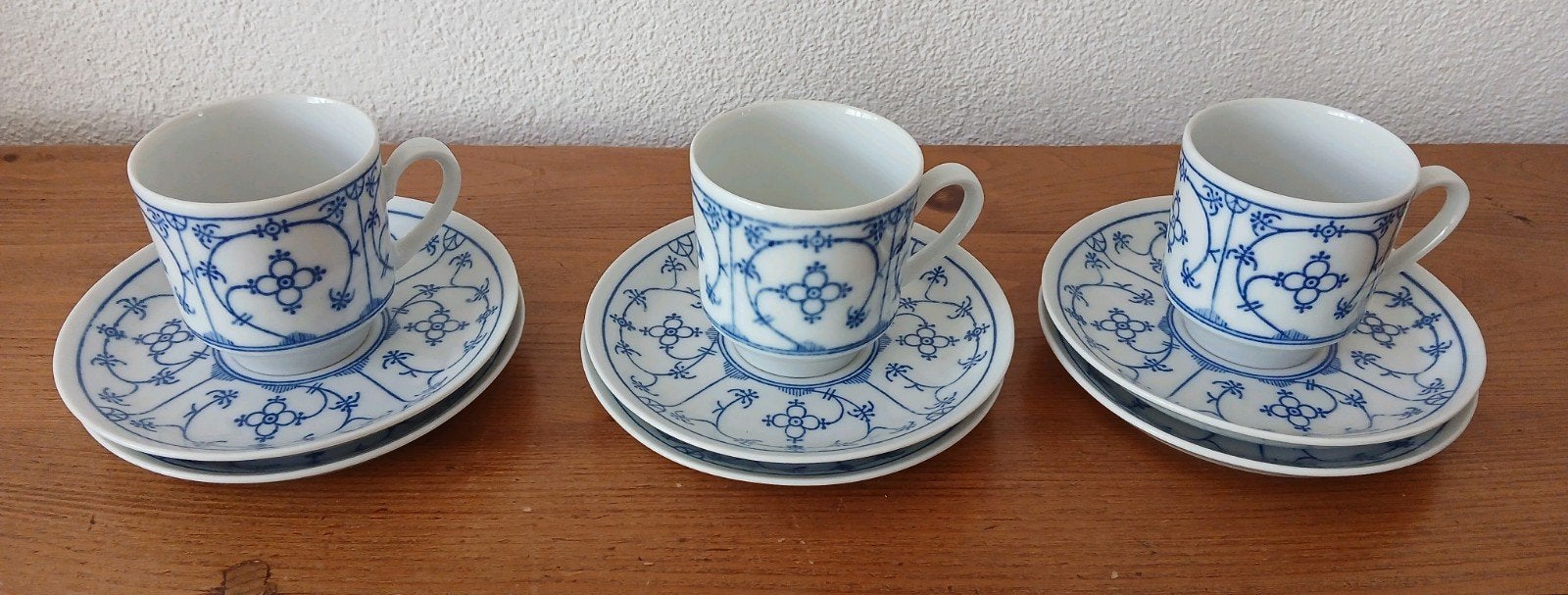 kop en schotels Winterling Schwarzenbach Blau Saks motief, Ophalen of Verzenden