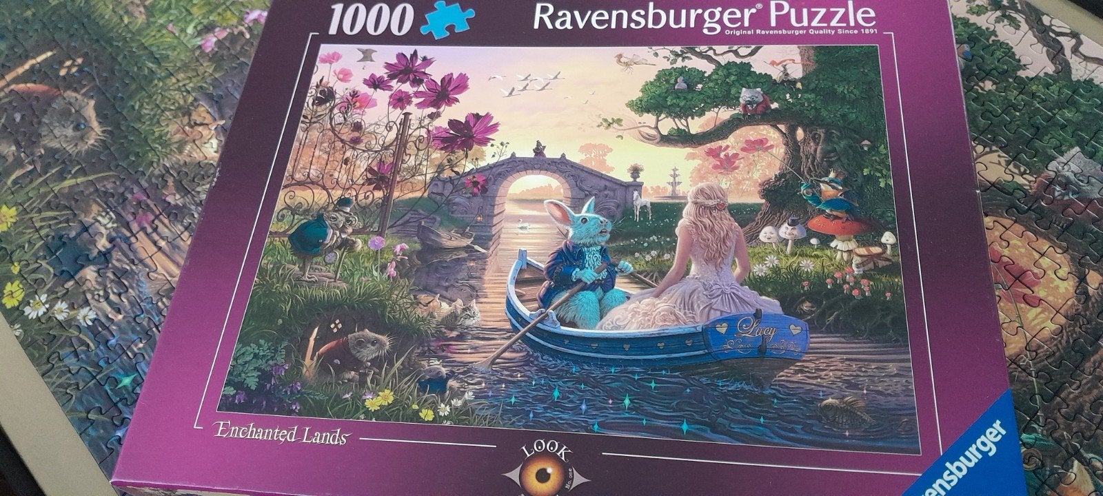 Een disney puzzel van 1000stukjes, Hobby en Vrije tijd, Denksport en Puzzels, Ophalen of Verzenden, 500 t/m 1500 stukjes, Zo goed als nieuw