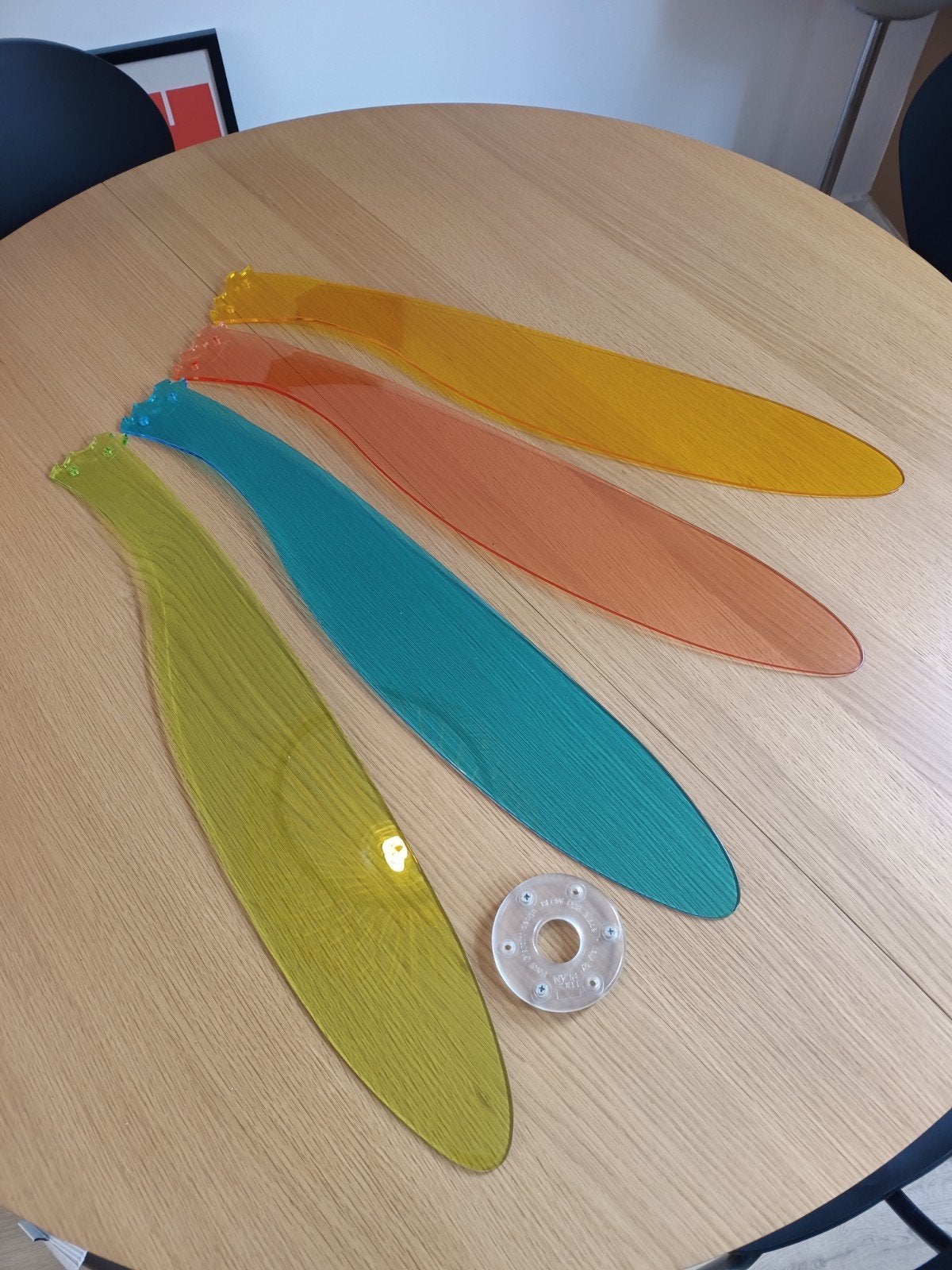 Luceplan Blow 4 originele ventilatorbladen + flens – nieuw, Ophalen, Nieuw, Overige typen
