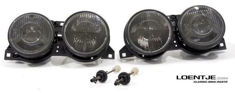 nieuwe Donkere koplampen E30 met kruis, smoke 325i 320i etc, Nieuw, Ophalen of Verzenden, BMW, BMW