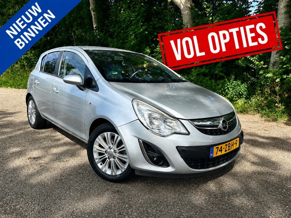 Opel Corsa 1.4 Turbo Cosmo | NAP | Navi | Cruise | Stuurverw, Auto's, Opel, Voorwielaandrijving, 4 cilinders, 49 €/maand, Origineel Nederlands