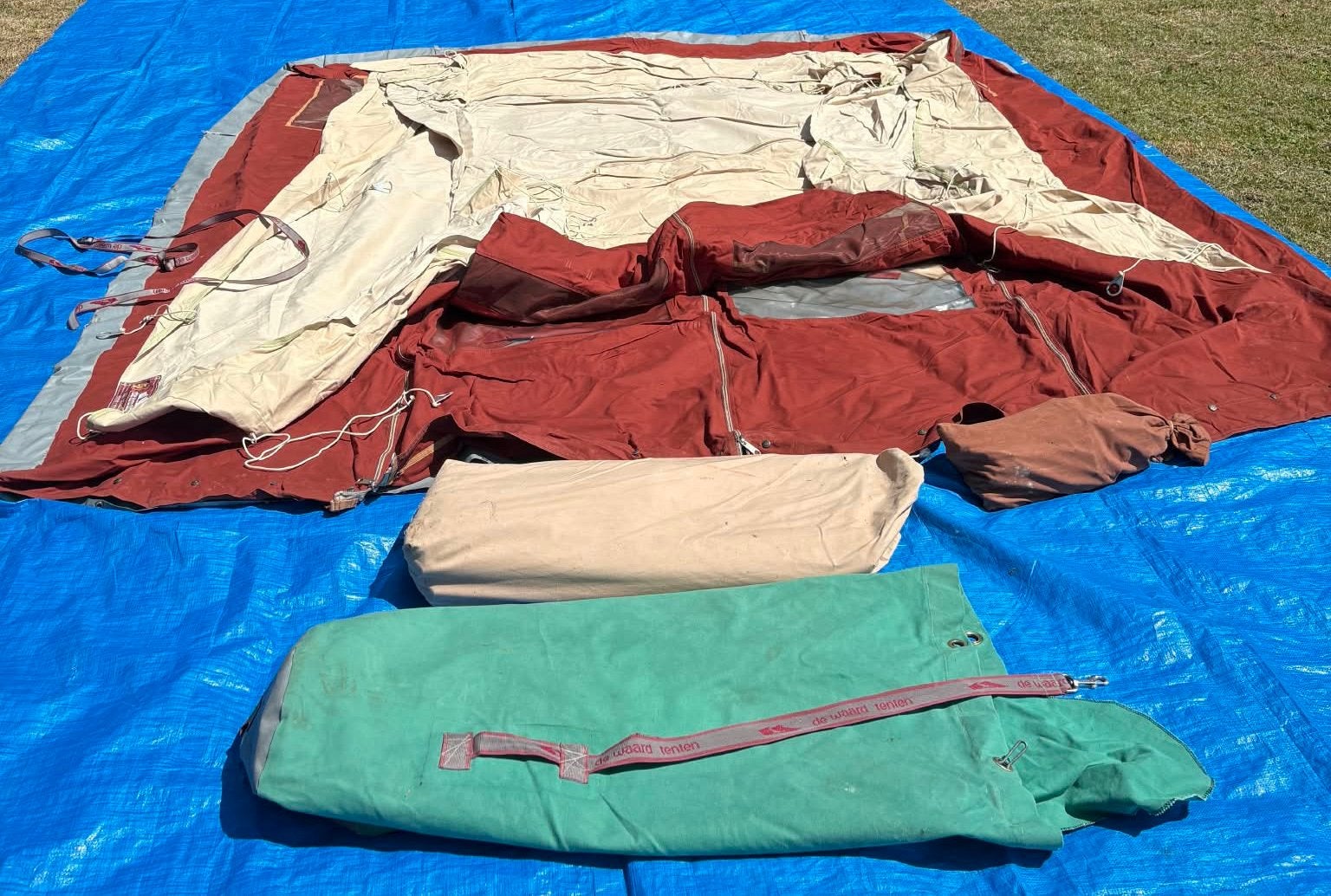 De Waard tent , model Papagaaiduiker, Ophalen, Gebruikt, Tot en met 3