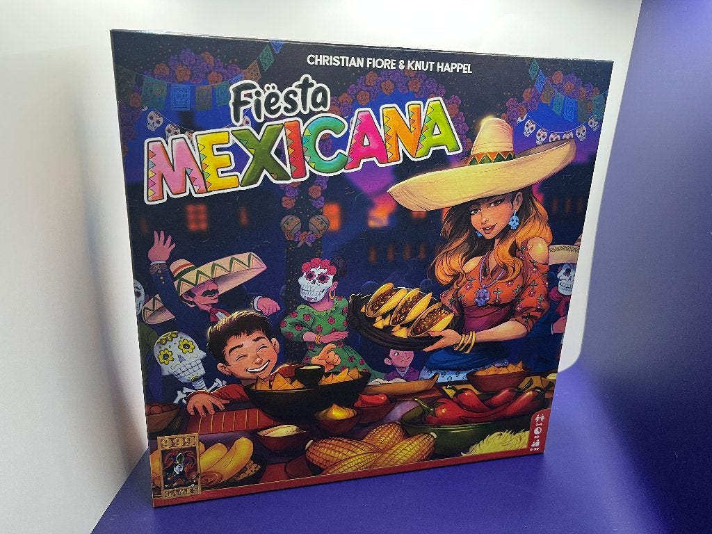 Fiesta Mexicana - bordspel - 999 games, Een of twee spelers, Ophalen of Verzenden, Zo goed als nieuw, 999 Games