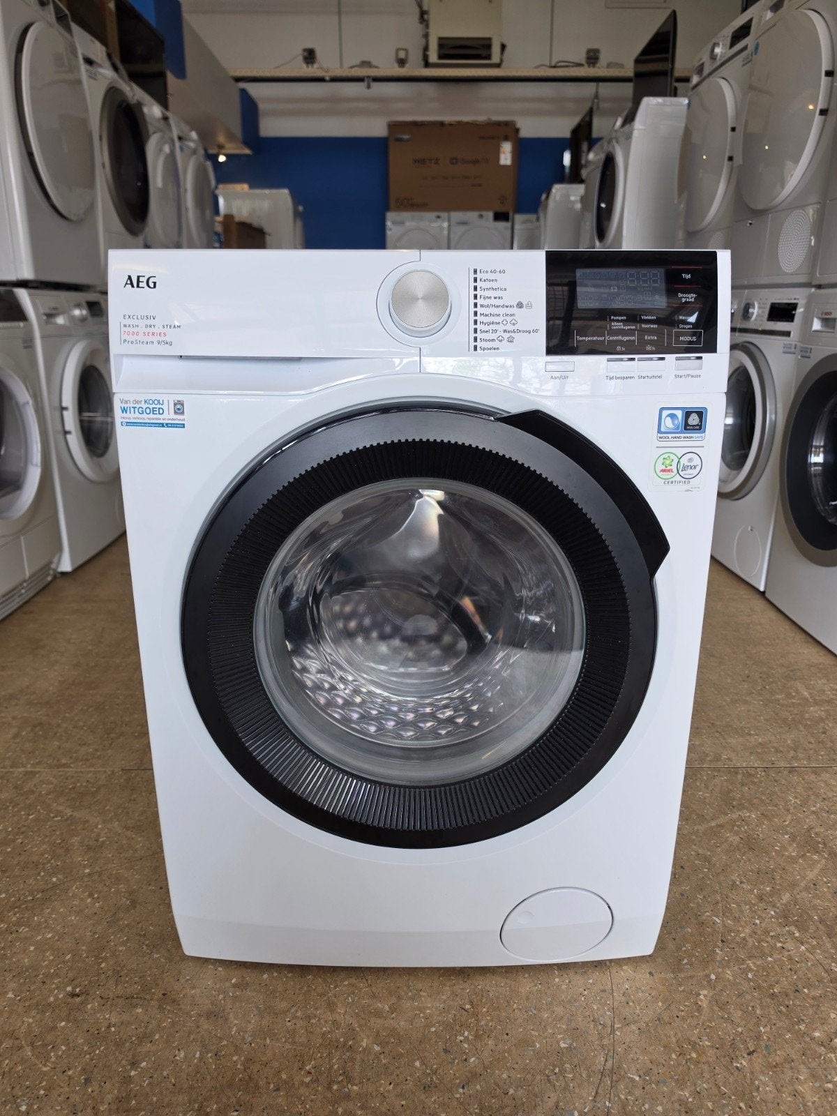 AEG LWR739X64 was/droog combinatie | ZGAN! | Gratis thuis ✅️, AEG, Jirnsum, Minder dan 85 cm, 8 tot 10 kg