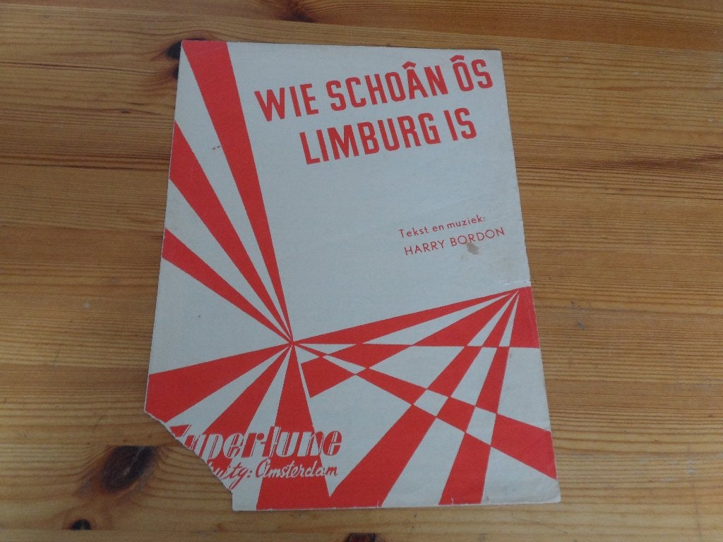 Wie schoan os limburg is - harry bordon, Gebruikt, Gitaar, Ophalen of Verzenden, Artiest of Componist