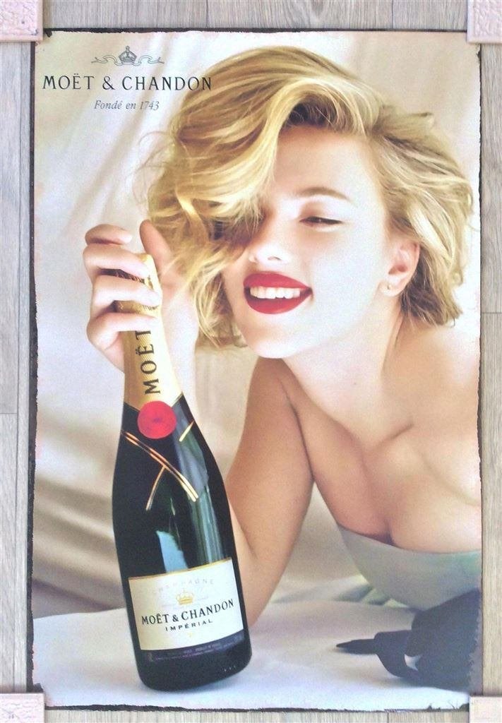 Moet & CHANDON Champagne Reclame Poster Affiche, Verzenden, Nieuw, Frankrijk, Champagne