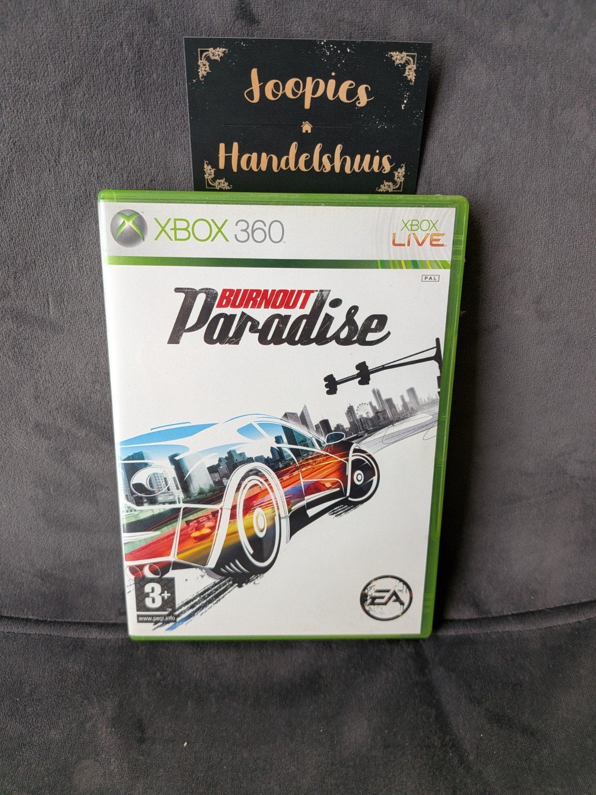 Burnout Paradise - Xbox 360 - Racegame, Online, Gebruikt, Electronic Arts, 1 speler
