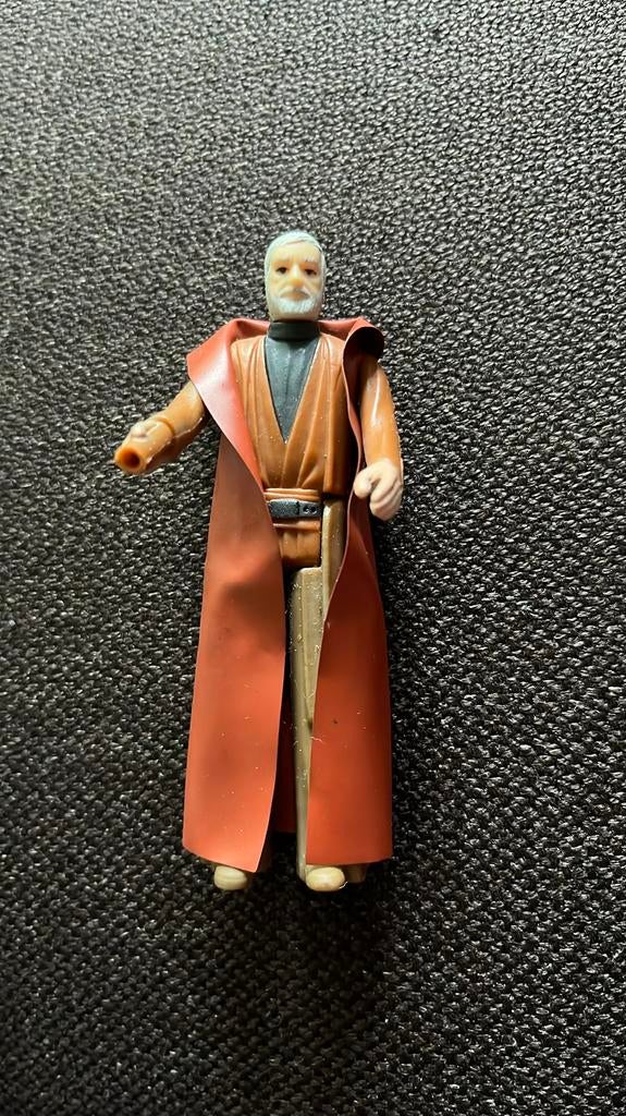 Vintage Star Wars Obi Wan Kenobi figuur met cape, Ophalen of Verzenden, Gebruikt
