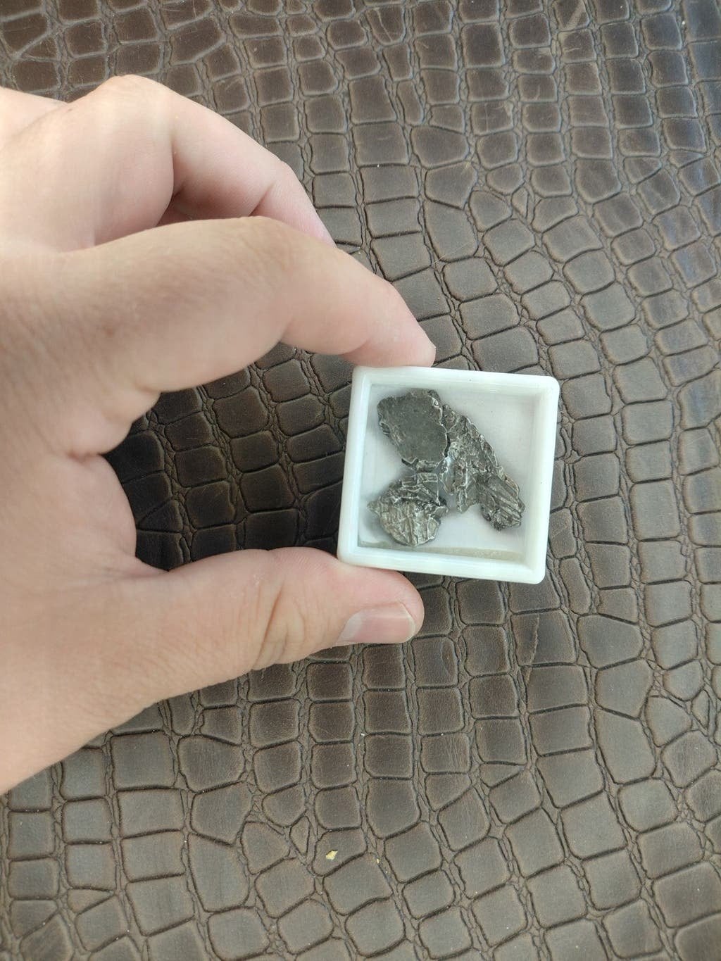 3 mooie ijzer meteorieten van 12 gram totaal, Verzamelen, Verzenden