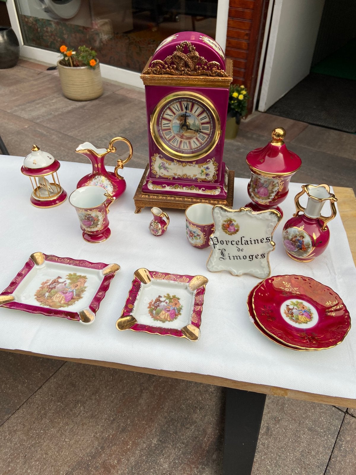 Porseleinen limoges, Ophalen of Verzenden, Zo goed als nieuw, Poppenhuis