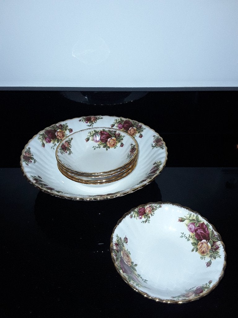 Royal albert Old country rose serveerstel, Verzenden