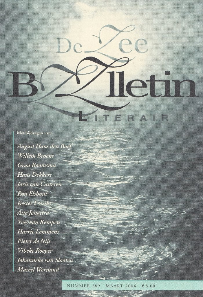 BZZLLETIN 289 – De Zee – maart 2004, Ophalen of Verzenden, Nieuw, Overige typen