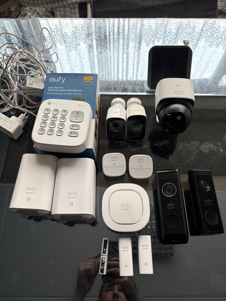 Compleet Eufy Alarm Systeem met Camera's en Deurbellen, Ophalen of Verzenden, Zo goed als nieuw