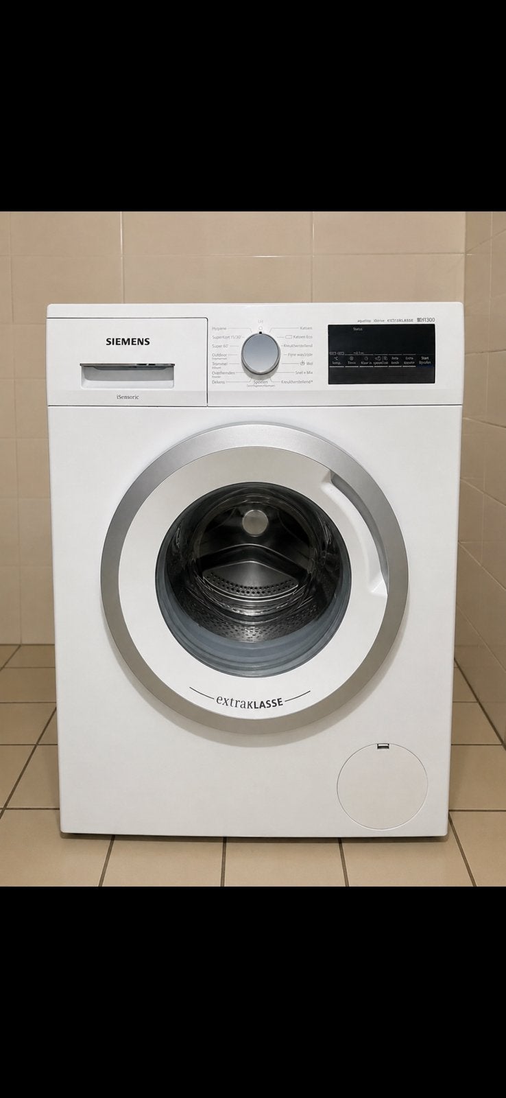 PRIJSVERLAAGD Siemens iSensoric Wasmachine - 1400 toeren, Ophalen of Verzenden, Zo goed als nieuw, 85 tot 90 cm, 1200 tot 1600 toeren