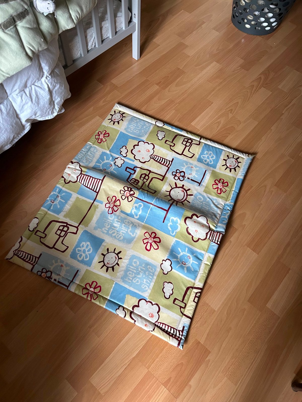 Verrijdbare box met 3 boxkleden, Ophalen, Gebruikt, Rechthoekig, Boxkleed
