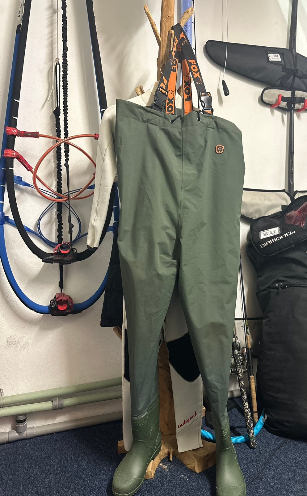 Fox Lightweight Chest Waders - Maat 43 (Nieuwstaat), Ophalen of Verzenden, Zo goed als nieuw, Overige typen