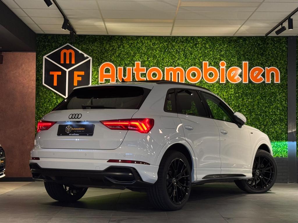 Audi Q3 40 TFSI QUATTRO S-LINE |B&O|PANO|MATRIX|Audi Exclusi, Automaat, Gebruikt, Wit, 14 km/l