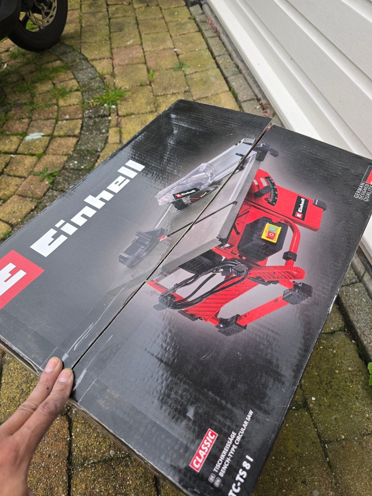 Einhell TC-TS 8 I Tafelzaag 800W – Slechts 3 dagen oud!, Cirkelzaag, 70 mm of meer, Ophalen of Verzenden, Zo goed als nieuw