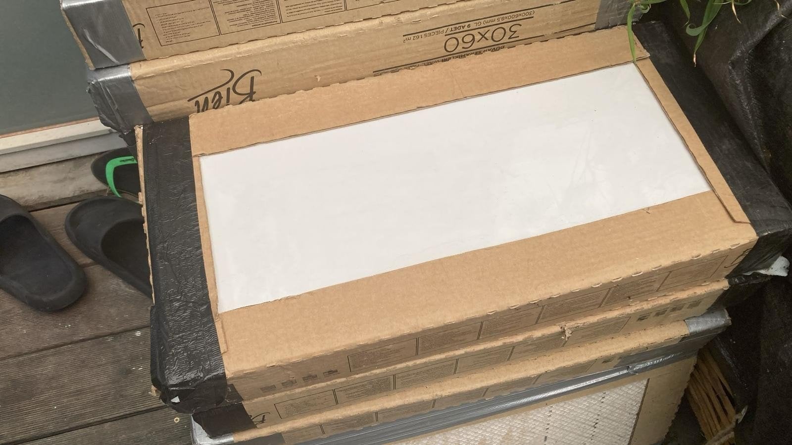 16 pakken witte ( glans) wandtegels 30x60 cm, 25.92 m², Ophalen, 60 cm of meer, Nieuw, 20 tot 40 cm