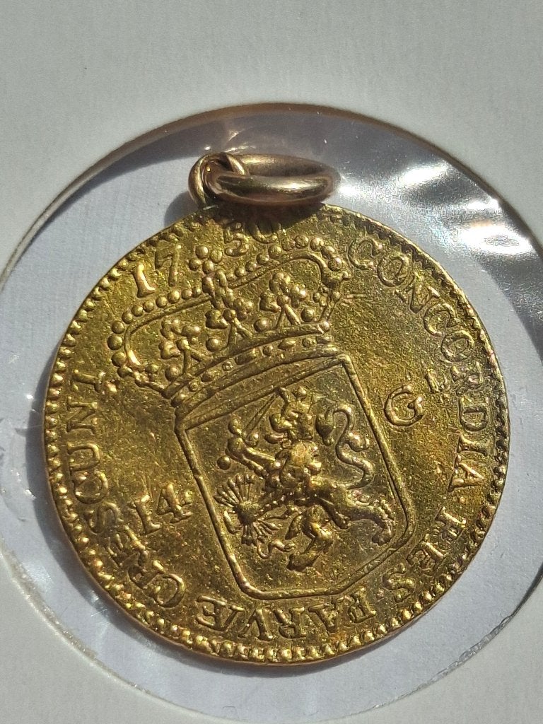 Gouden rijder 1750 14 gulden 1750, Vóór koninkrijk, Losse munt, Goud, Overige waardes