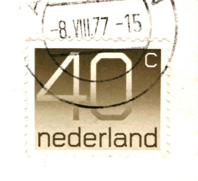 972116	Apeldoorn	1977 Pension	Fieta	Gelopen met zegel, Ophalen of Verzenden, 1960 tot 1980, Gelopen, Gelderland