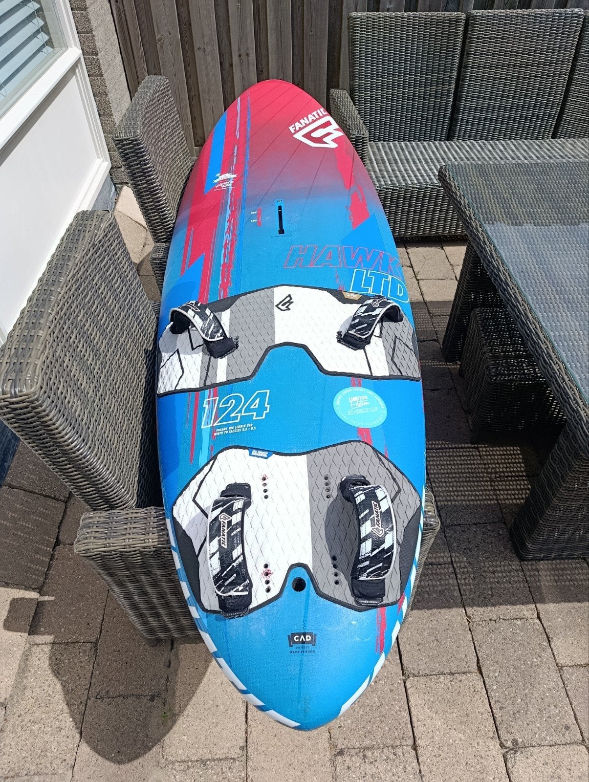 Fanatic Hawk 124 LTD, Ophalen, Met voetbanden, Minder dan 250 cm, Fanatic