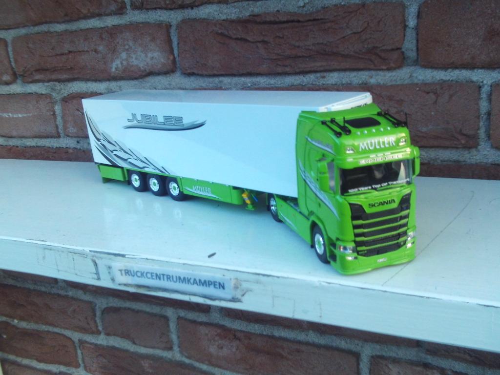Tekno  Scania  Next  Gen  590S  van  Muller  100  Jahr., Ophalen of Verzenden, Nieuw, Bus of Vrachtwagen, Tekno