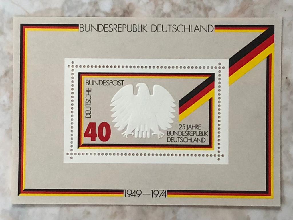 25 jahre Bundesrepublik Deutschland, Verzenden, BRD, Postfris