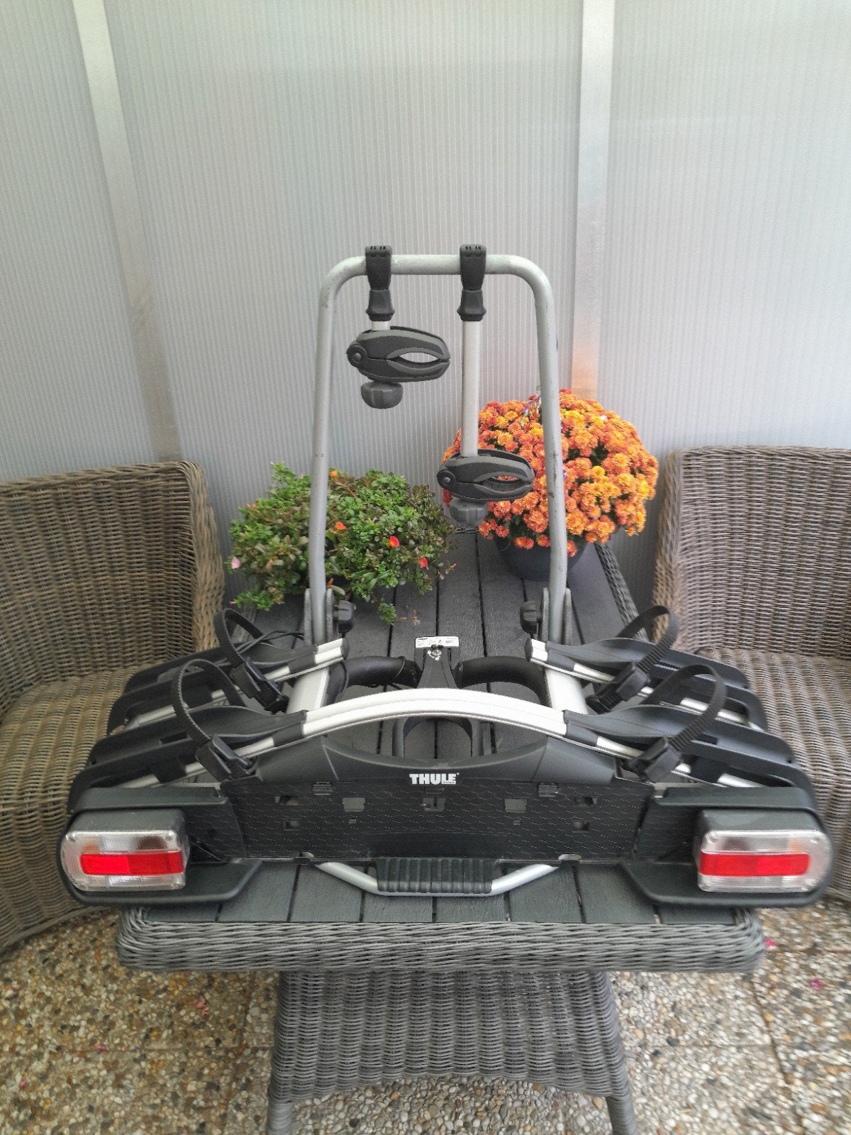Thule Fietsendrager Type Euroway, Ophalen, Gebruikt, Elektrische fiets, 2 fietsen