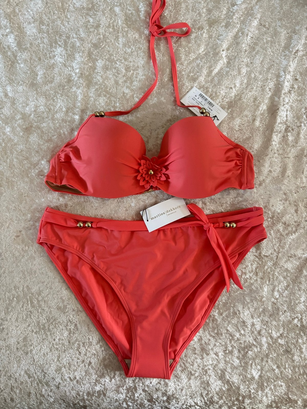 Marlies Dekkers Bikini maat 85 B broekje maat L, Ophalen of Verzenden, Nieuw, Oranje, Bikini