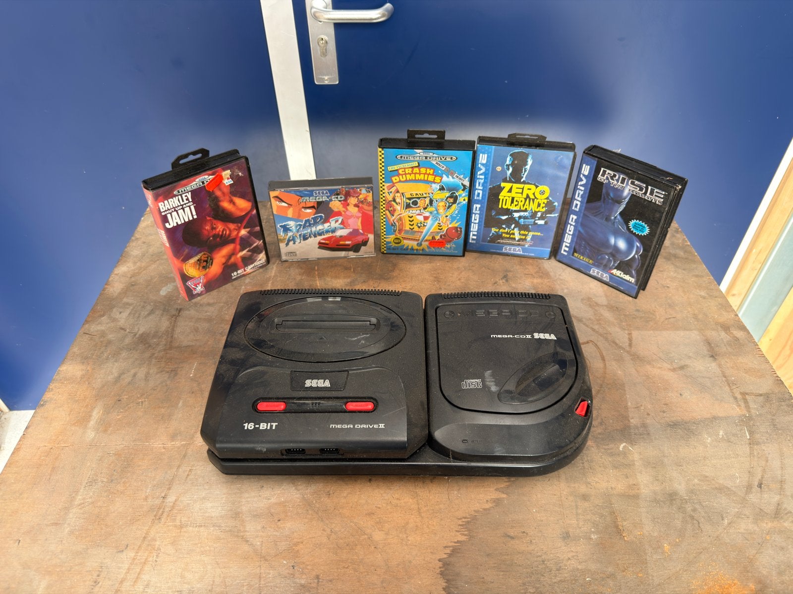 Sega Mega CD 2 met spellen, Spelcomputers en Games, Overige modellen, Ophalen of Verzenden, Zonder controller, Gebruikt