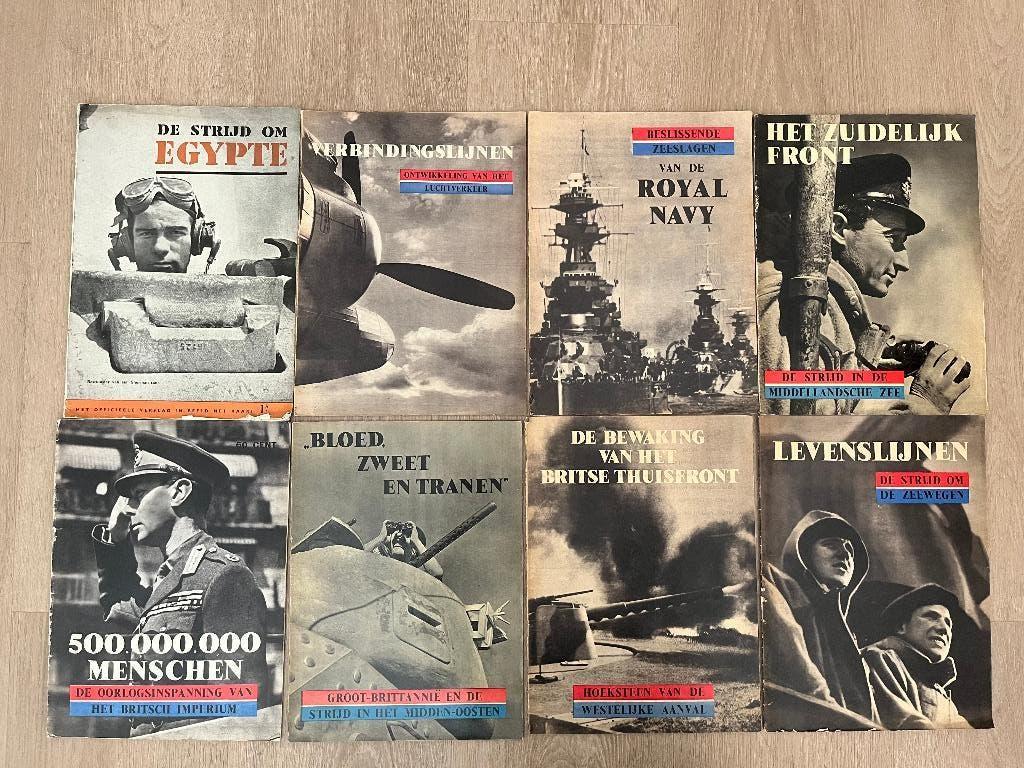 Historische fototijdschriften Tweede Wereldoorlog, Verzamelen, Ophalen of Verzenden, Overige soorten, Overige gebieden, Boek of Tijdschrift