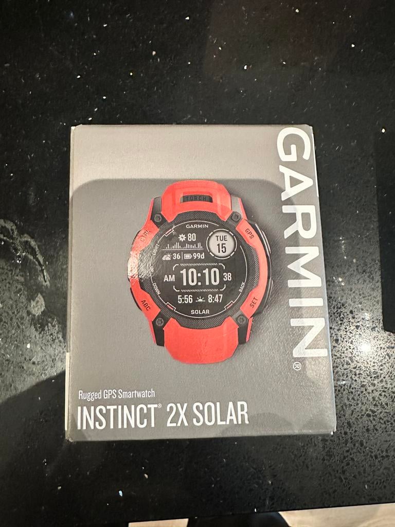 Garmin Instinct 2X Solar - nieuw in doos, Afstand, Nieuw, Ophalen of Verzenden, Waterdicht