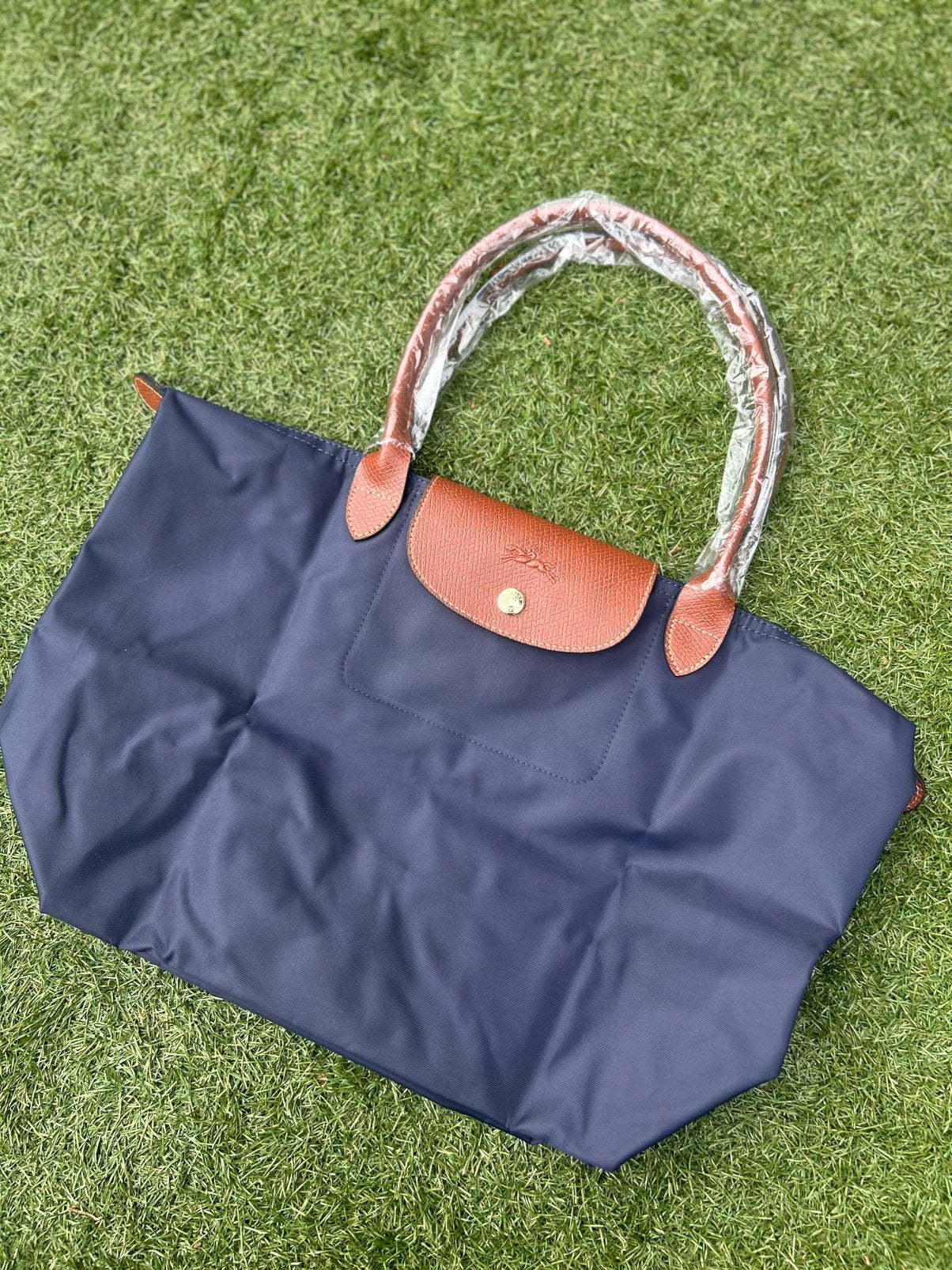 Longchamp Le Pliage schoudertas L, Ophalen of Verzenden, Nieuw, Blauw, Handtas