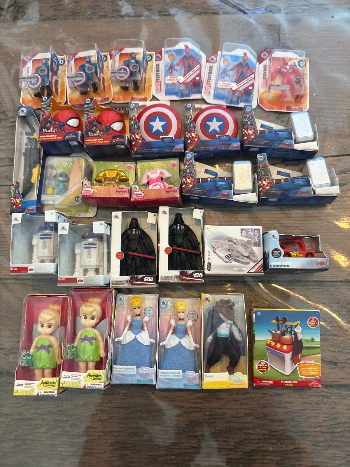 Mini toybox serie Marvel Disney Star Wars Cars, Ophalen of Verzenden, Zo goed als nieuw, Jongen of Meisje