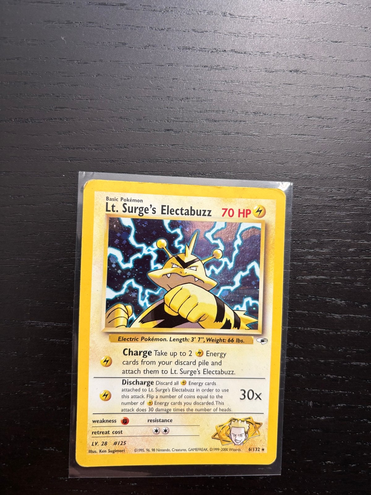 Lt. Surge's Electabuzz, Ophalen of Verzenden, Gebruikt, Losse kaart