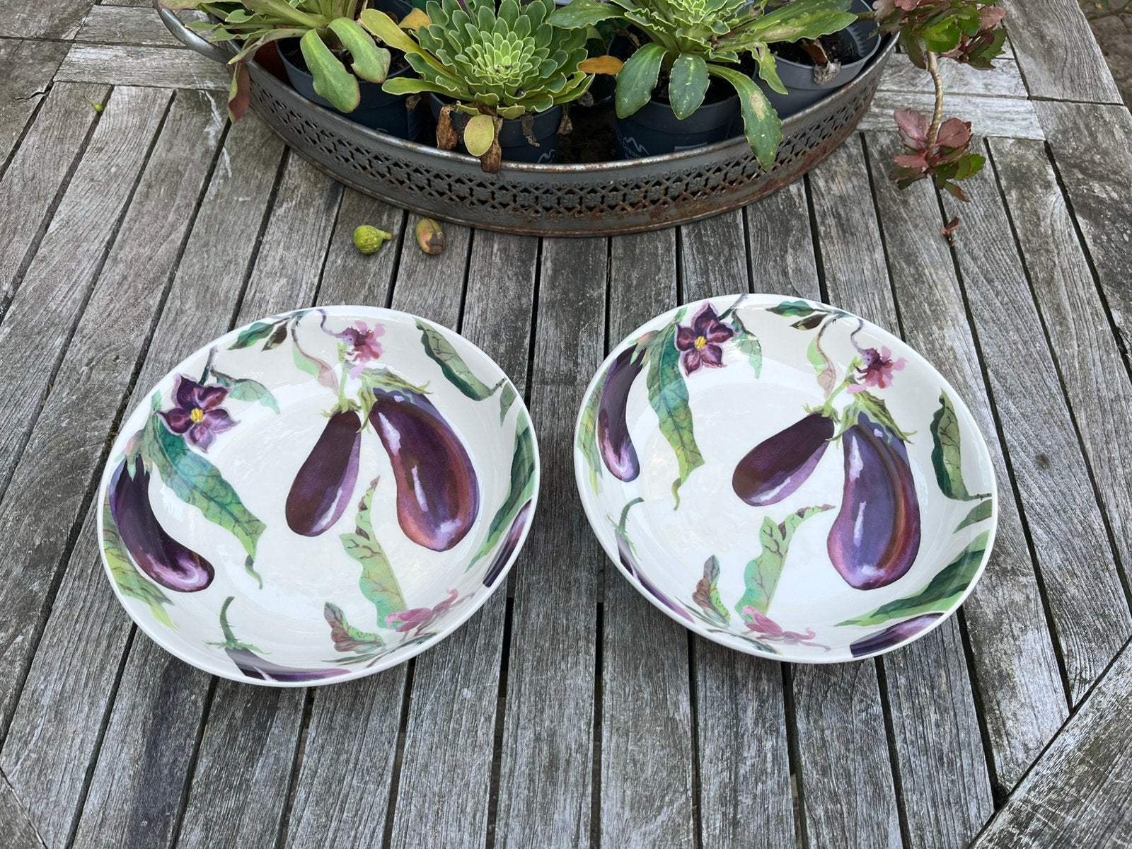 Nieuw! Pasta Plates Vegetable Garden, Emma Bridgewater, Nieuw, Ophalen of Verzenden, Bord(en), Overige stijlen
