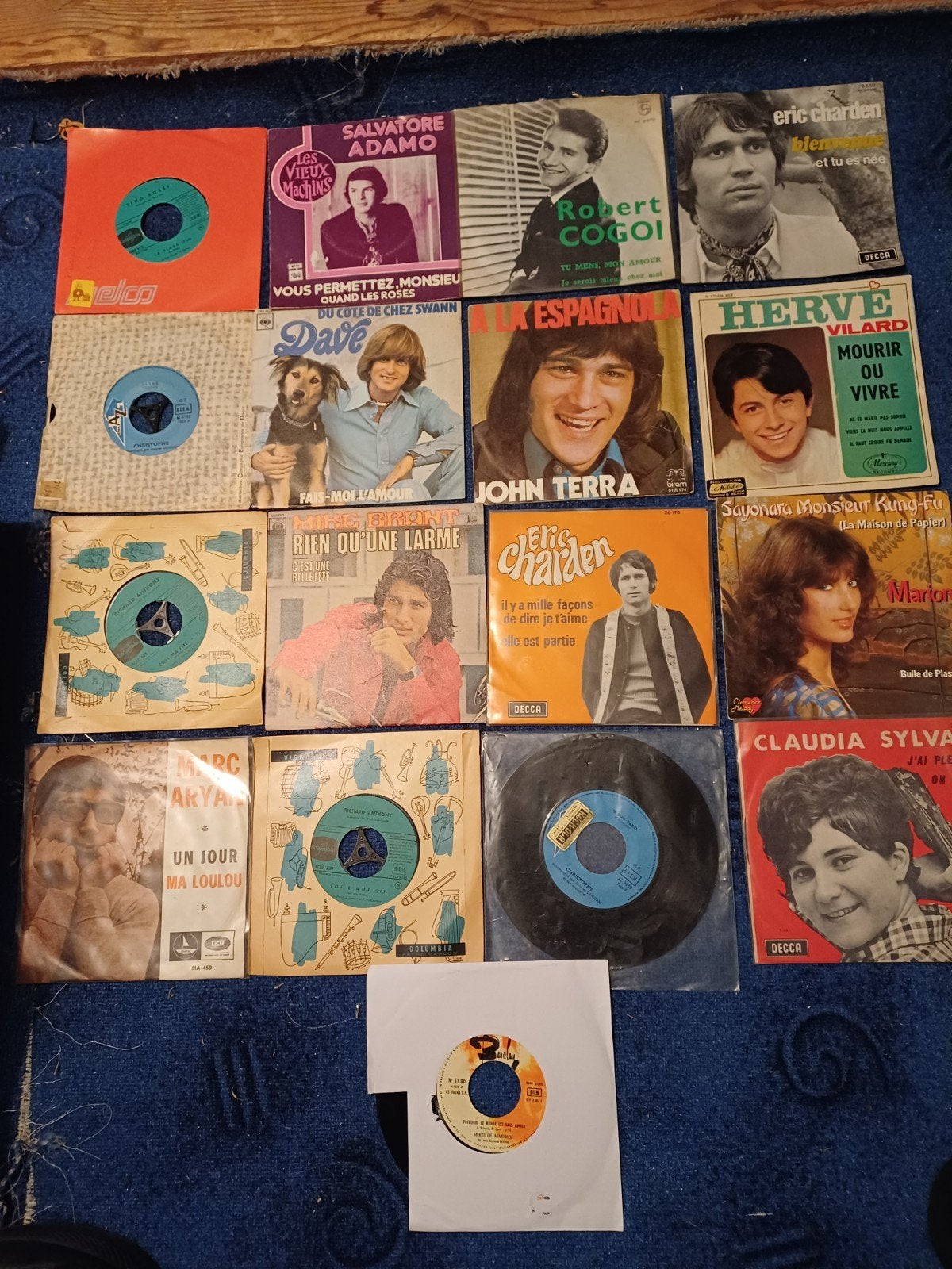 Partij van dik 450 vinyl singels  diverse, Ophalen, Gebruikt, Nederlandstalig