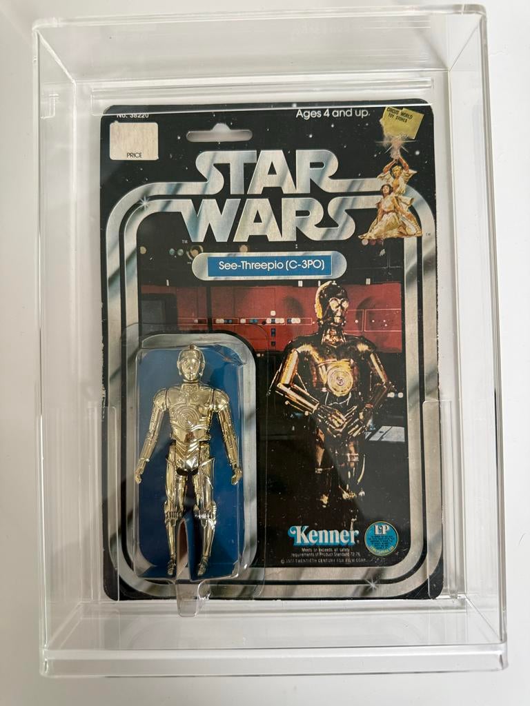 Star Wars C-3PO Actiefiguur Kenner (1977) MOC, Verzamelen, Star Wars, Ophalen of Verzenden, Zo goed als nieuw, Actiefiguurtje