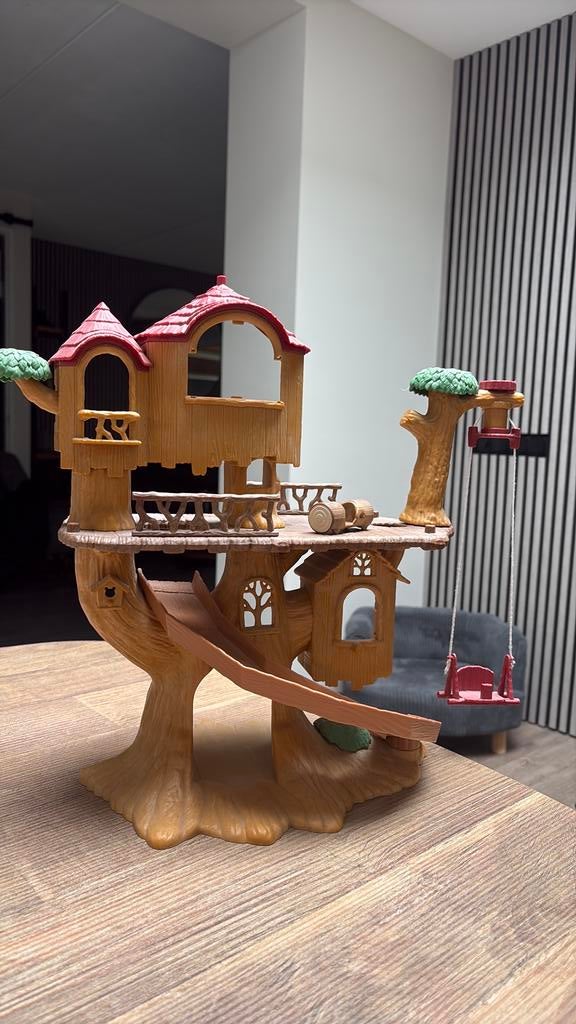 Sylvanian family boomhut, Ophalen of Verzenden, Zo goed als nieuw, Poppenhuis