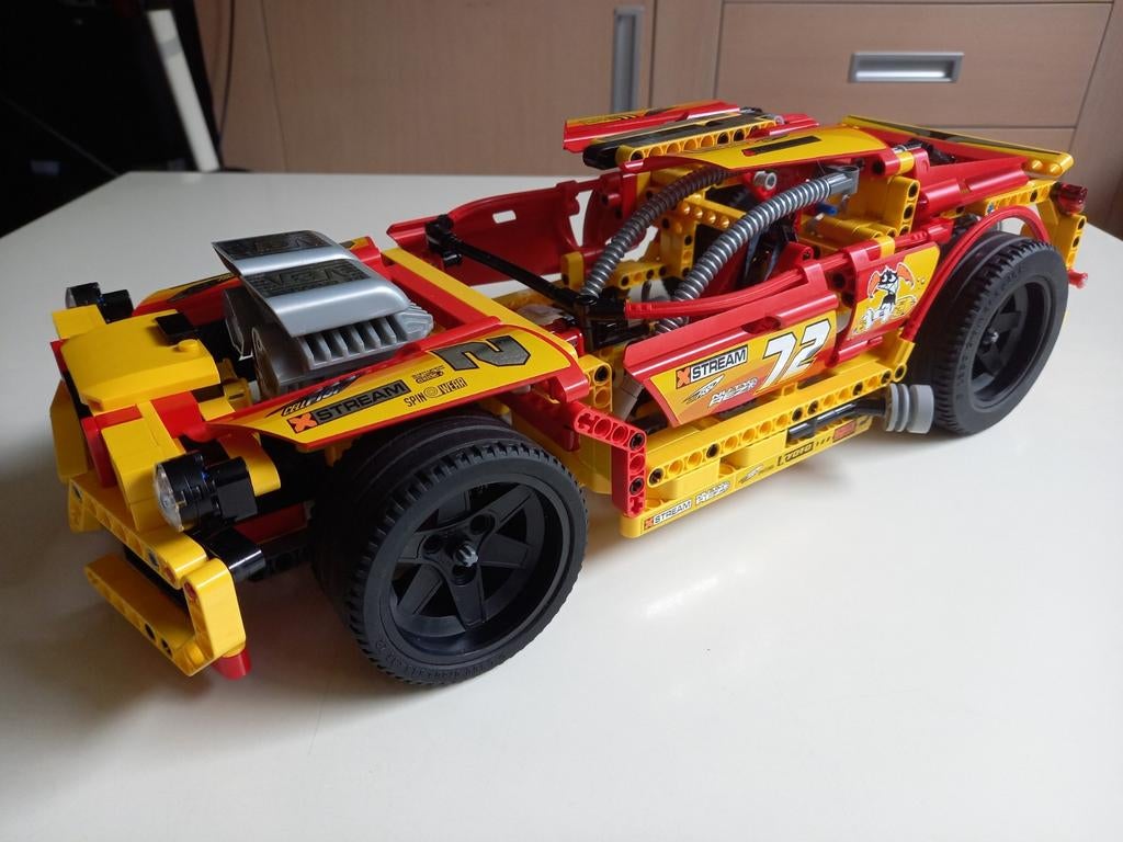 Lego Racers 8146 Nitro Muscle, Kinderen en Baby's, Speelgoed | Duplo en Lego, Gebruikt, Lego, Compleet, Ophalen of Verzenden