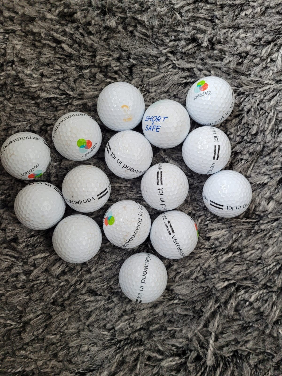 15 golfballen golf tiger woods klm open, Ophalen, Bal(len)