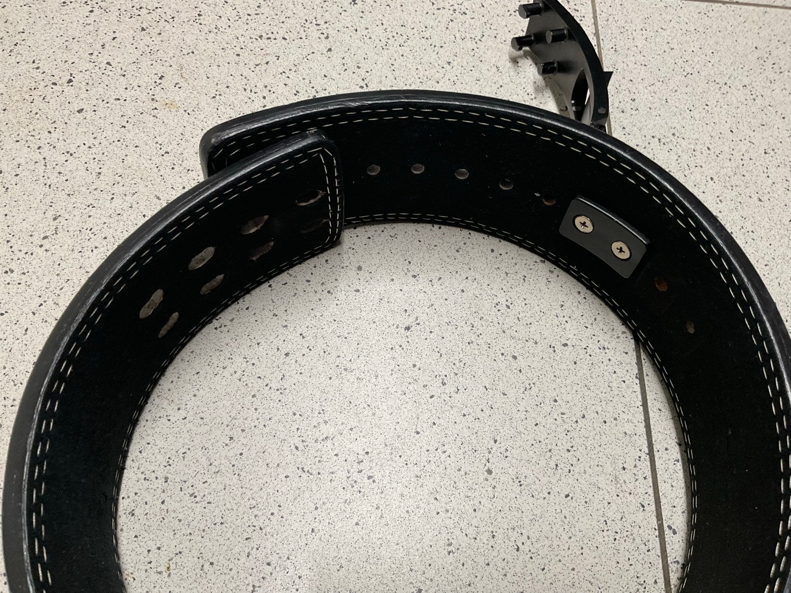 Barbelts Powerlifting Lever Belt - Zwart, Ophalen of Verzenden, Zo goed als nieuw, Rug, Overige typen
