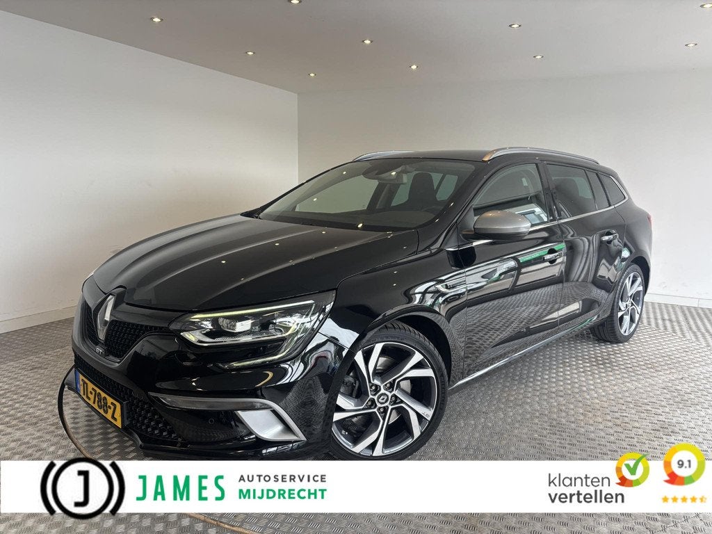 Renault Mégane Estate 1.6 TCe GT 205 pk / BOSE / 18 inch, Gebruikt, Euro 6, 4 cilinders, 1405 kg