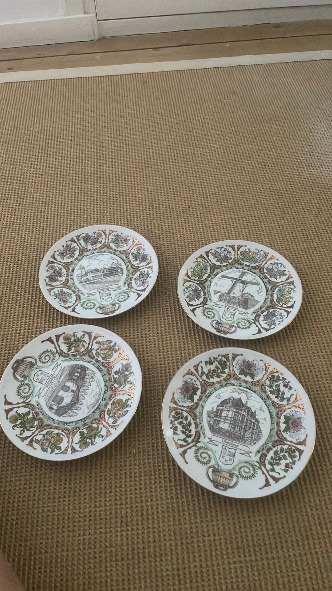 Te koop: 4 borden mijn set nummer  2 van 99, Antiek en Kunst, Ophalen