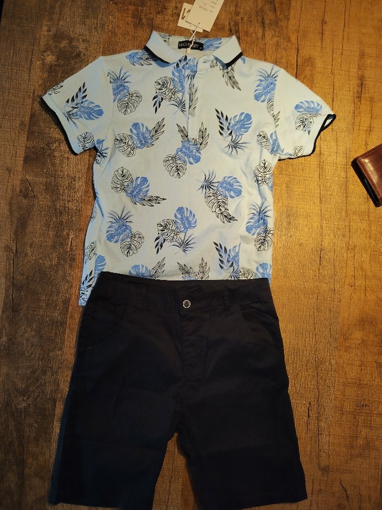 Kleding jongen 12 jaar merk MG Fashion Studio korte broek, Ophalen of Verzenden, Nieuw, Jongen, Setje