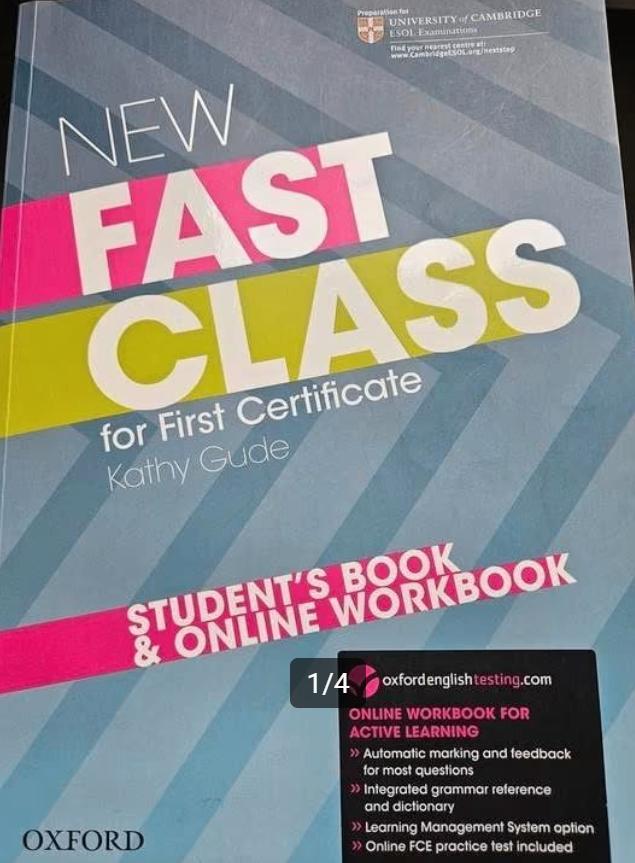 FCE New Fast Class for First Certificate Cambridge Oxford, Boeken, Verzenden, Gelezen, Non-fictie