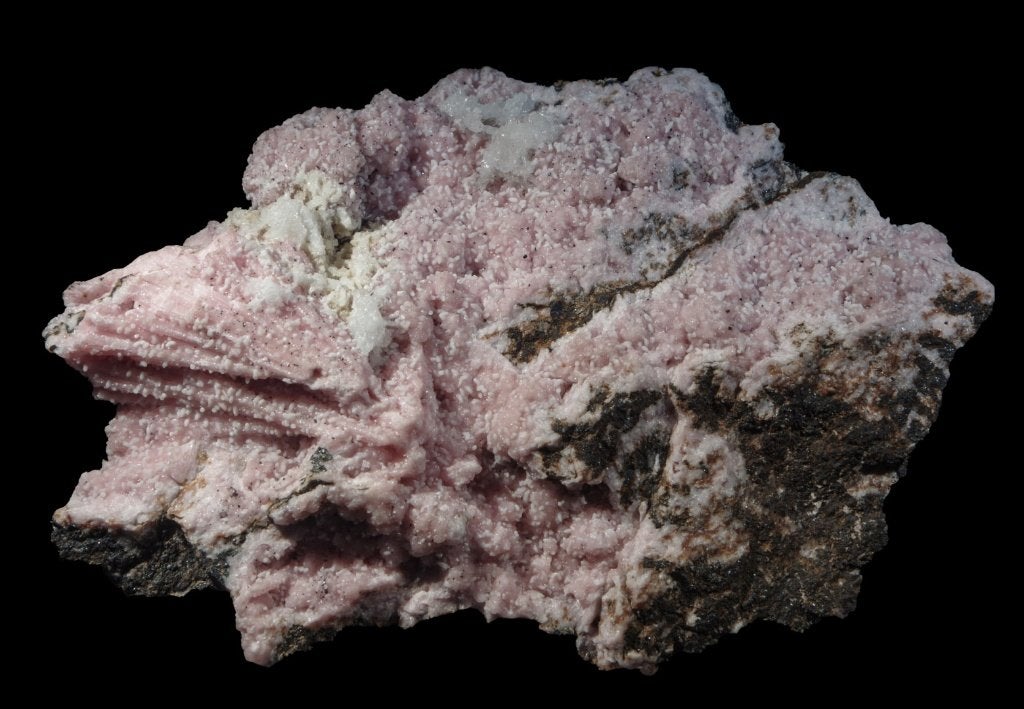 **TOP** SMITHSONIET UV op RHODOCHROSIET uit Zuid-Afrika, Ophalen of Verzenden, Mineraal